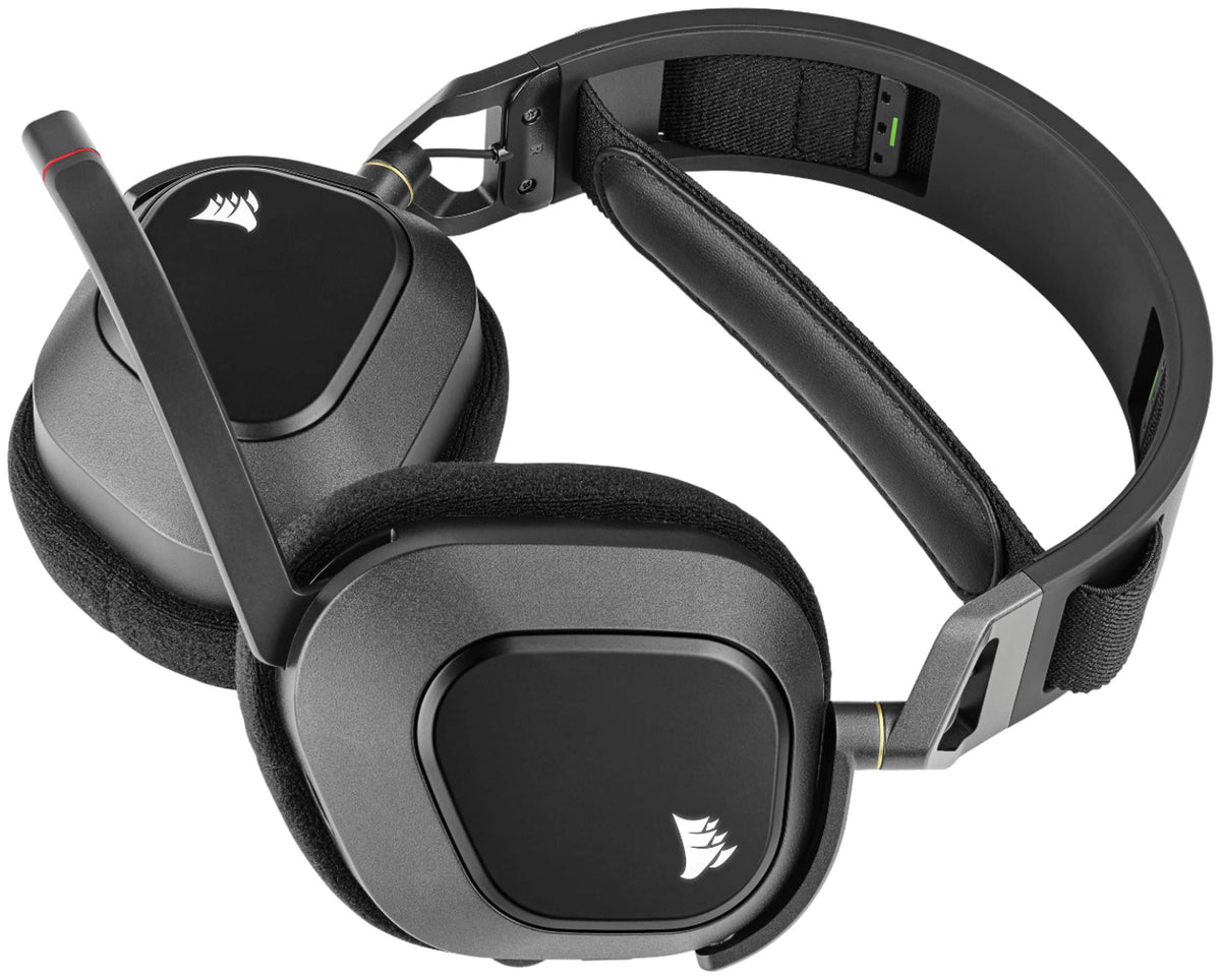 CORSAIR - HS80 RGB Wireless Gaming Headset for PC, Mac, PS5, PS4 - Carbon