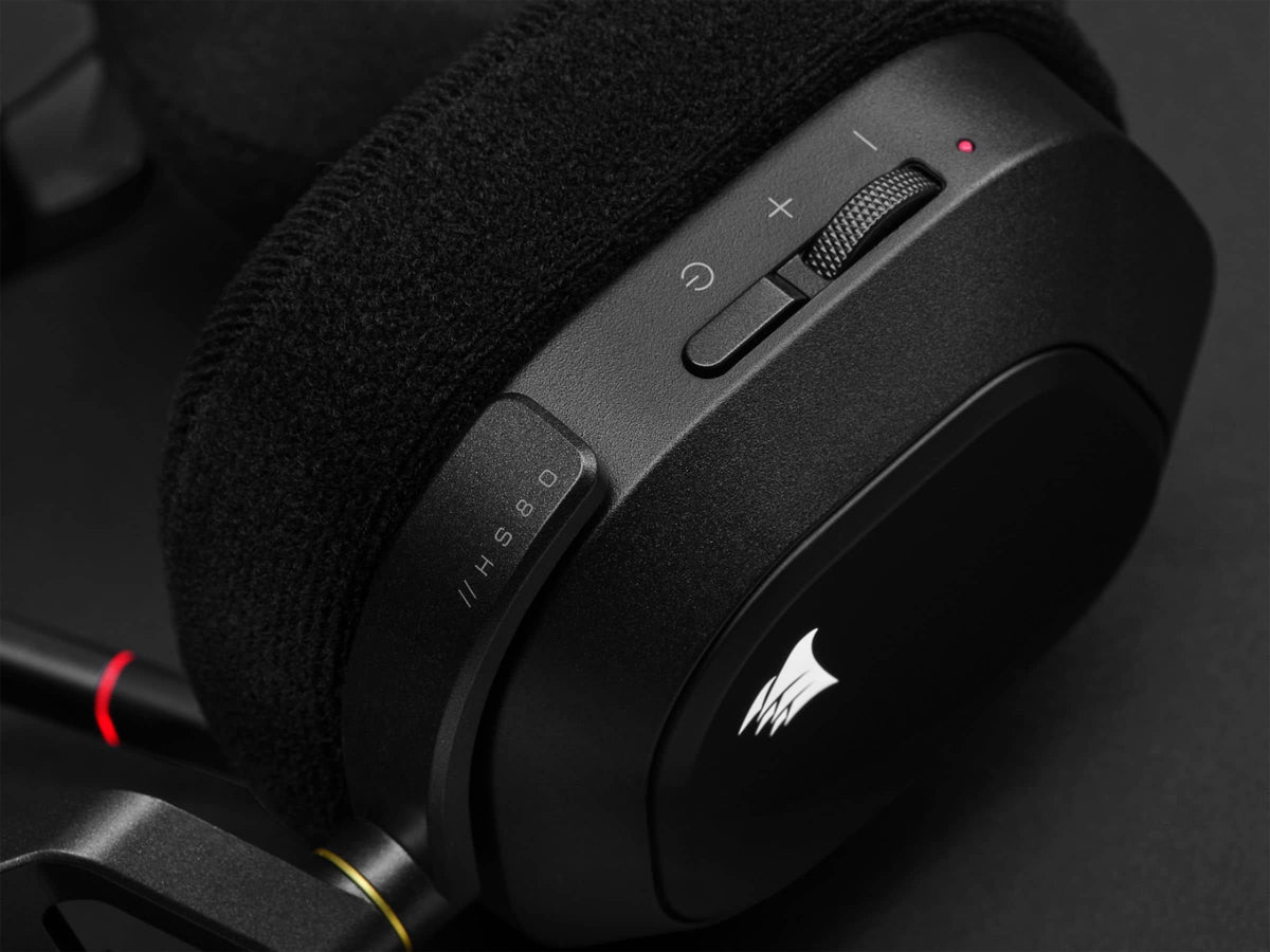 CORSAIR - HS80 RGB Wireless Gaming Headset for PC, Mac, PS5, PS4 - Carbon