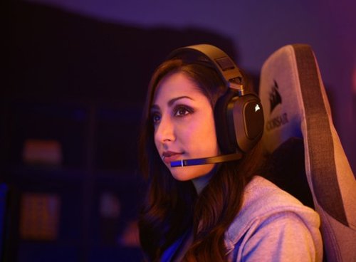 CORSAIR - HS80 RGB Wireless Gaming Headset for PC, Mac, PS5, PS4 - Carbon