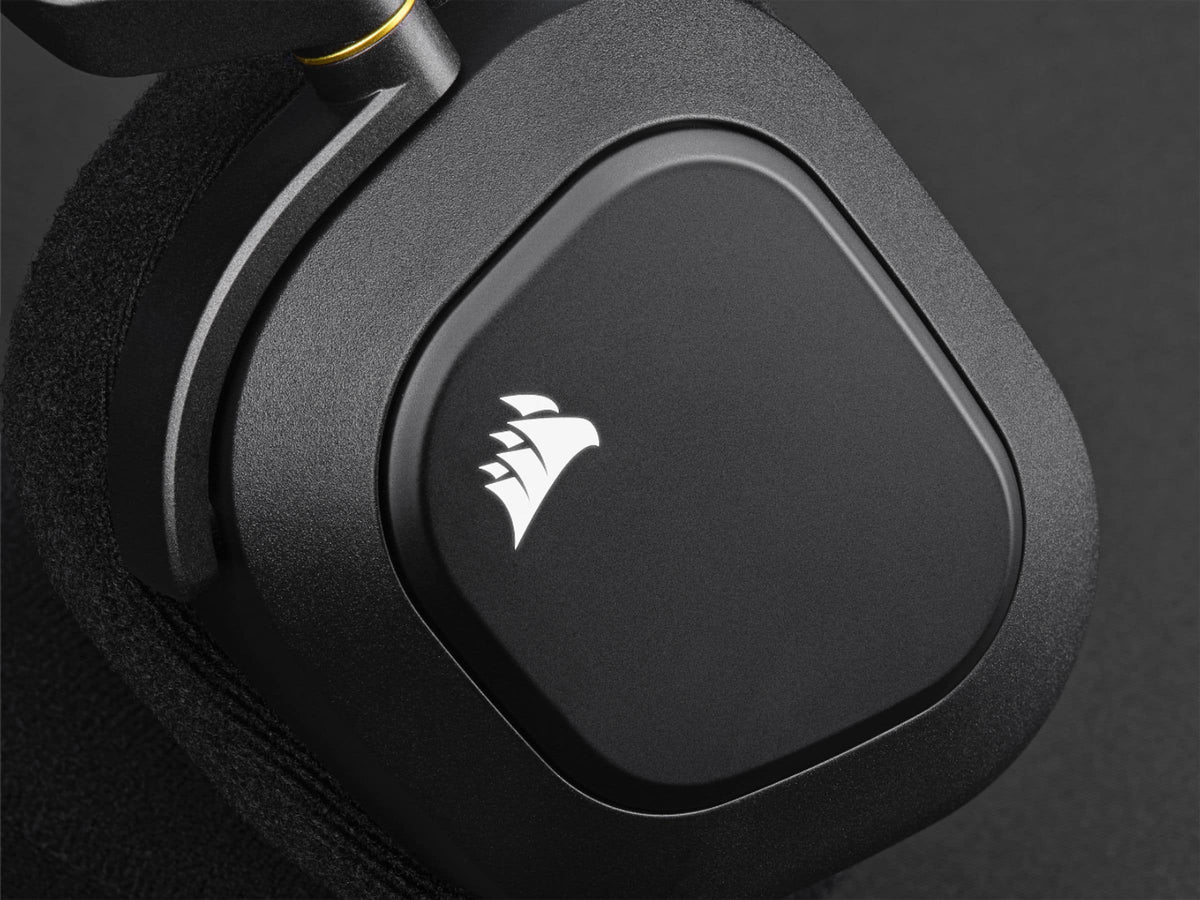 CORSAIR - HS80 RGB Wireless Gaming Headset for PC, Mac, PS5, PS4 - Carbon