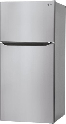 LG - 33-in Wide 23.8 Cu. Ft. Top Freezer Refrigerator with Internal Water Dispenser - Stainless Steel