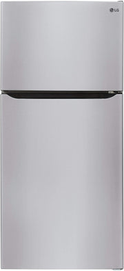 LG - 33-in Wide 23.8 Cu. Ft. Top Freezer Refrigerator with Internal Water Dispenser - Stainless Steel