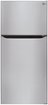 LG - 33-in Wide 23.8 Cu. Ft. Top Freezer Refrigerator with Internal Water Dispenser - Stainless Steel