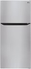 LG - 33-in Wide 23.8 Cu. Ft. Top Freezer Refrigerator with Internal Water Dispenser - Stainless Steel