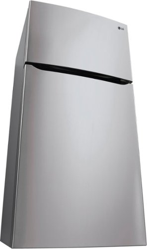 LG - 33-in Wide 23.8 Cu. Ft. Top Freezer Refrigerator with Internal Water Dispenser - Stainless Steel