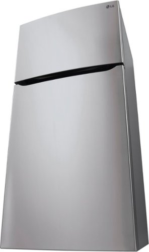 LG - 33-in Wide 23.8 Cu. Ft. Top Freezer Refrigerator with Internal Water Dispenser - Stainless Steel
