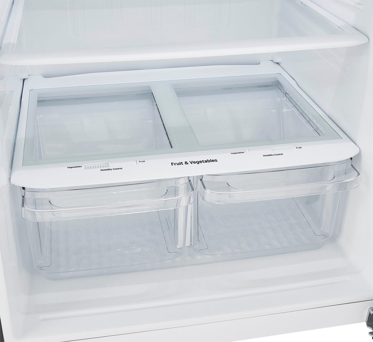 LG - 33-in Wide 23.8 Cu. Ft. Top Freezer Refrigerator with Internal Water Dispenser - Stainless Steel