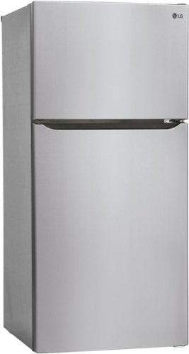 LG - 33-in Wide 23.8 Cu. Ft. Top Freezer Refrigerator with Internal Water Dispenser - Stainless Steel