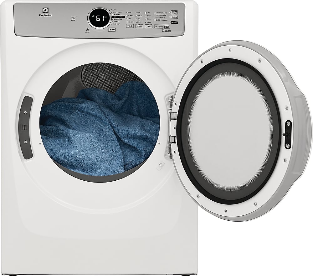 Electrolux - 8.0 Cu. Ft. Stackable Electric Dryer - White