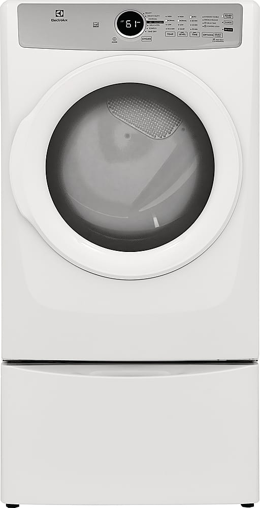 Electrolux - 8.0 Cu. Ft. Stackable Electric Dryer - White