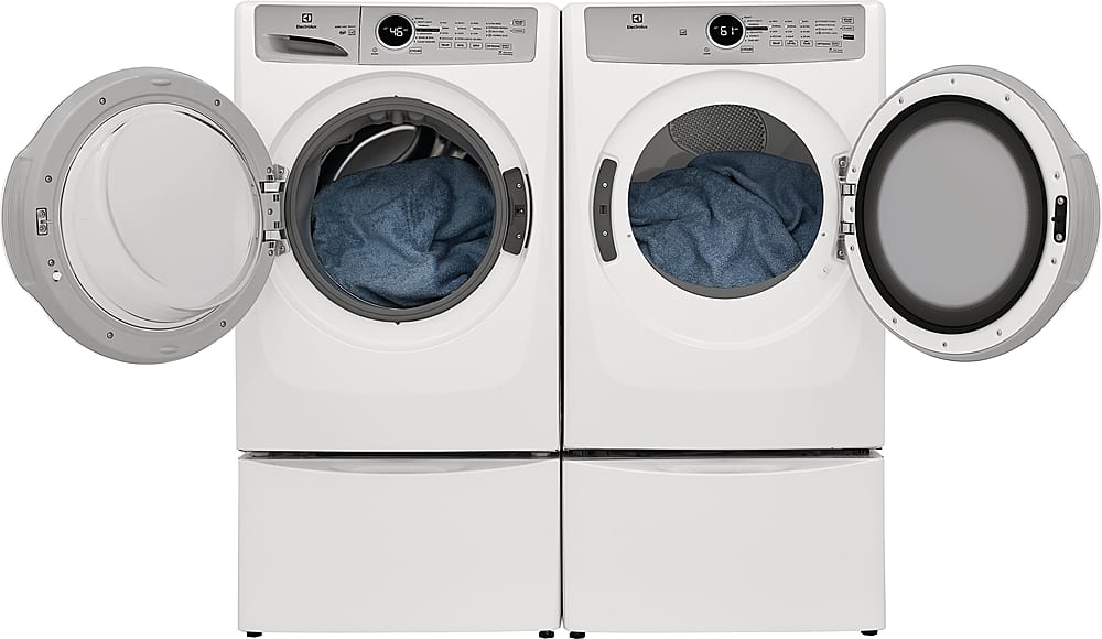 Electrolux - 4.4 Cu.Ft. Stackable Front Load Washer with LuxCare Wash System - White