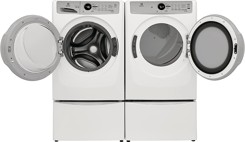 Electrolux - 4.4 Cu.Ft. Stackable Front Load Washer with LuxCare Wash System - White