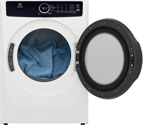 Electrolux - 8.0 Cu. Ft. Stackable Electric Dryer with Steam - White