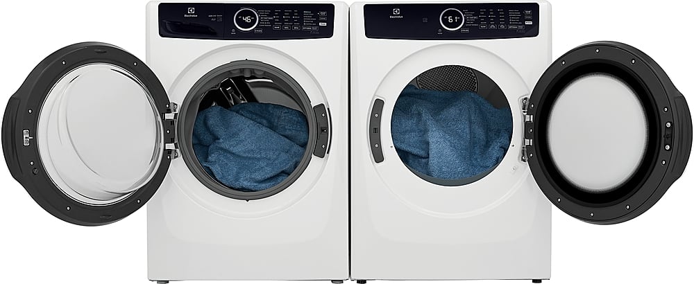 Electrolux - 8.0 Cu. Ft. Stackable Electric Dryer with Steam - White