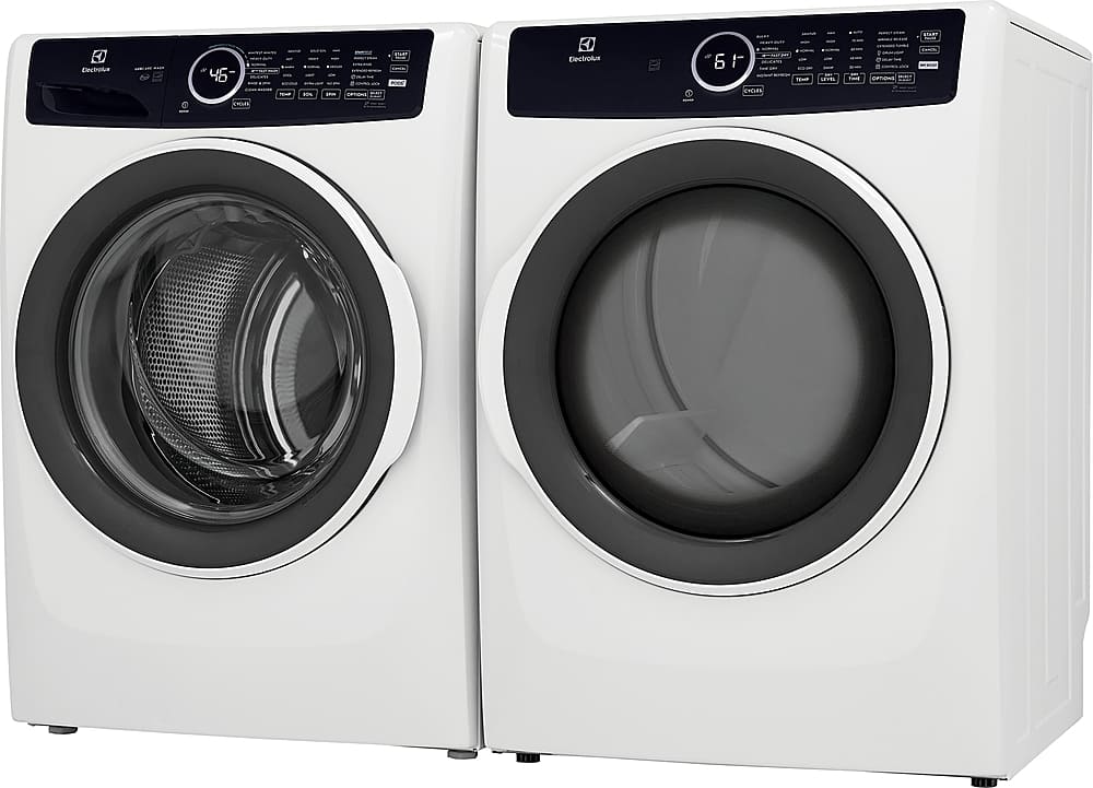 Electrolux - 8.0 Cu. Ft. Stackable Electric Dryer with Steam - White
