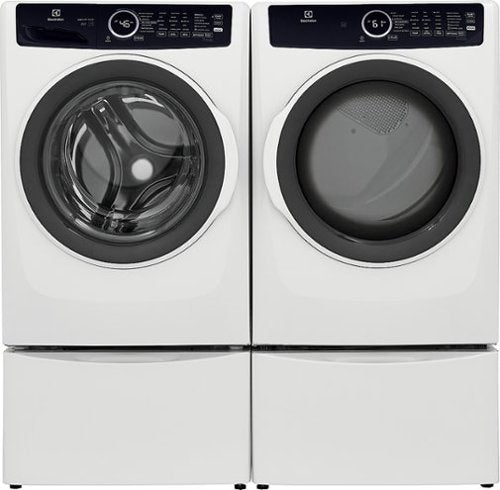 Electrolux - 8.0 Cu. Ft. Stackable Electric Dryer with Steam - White