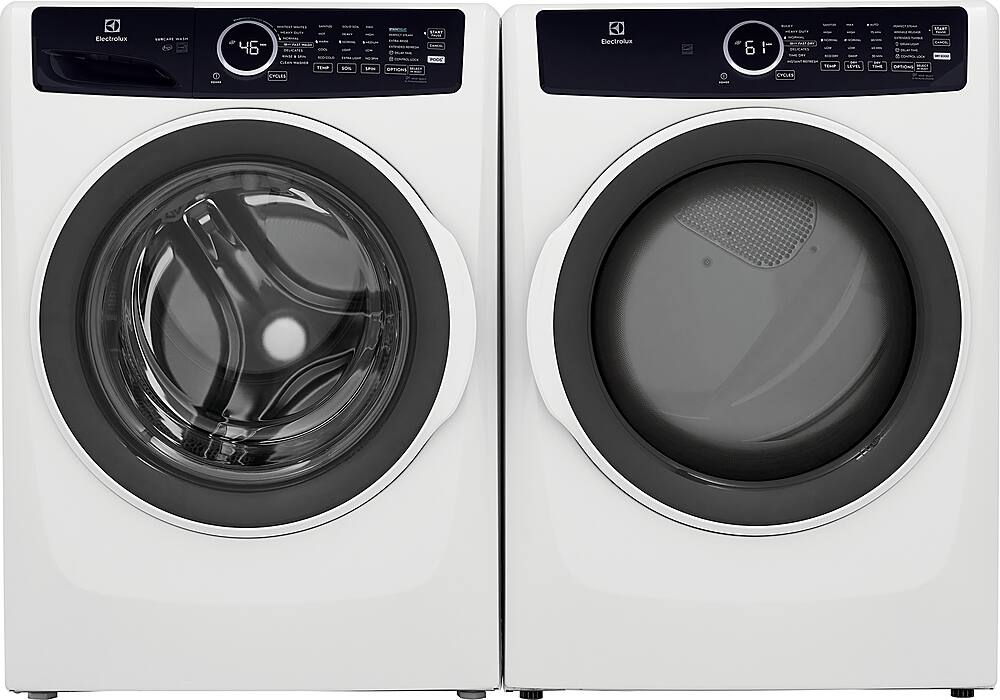 Electrolux - 8.0 Cu. Ft. Stackable Electric Dryer with Steam - White