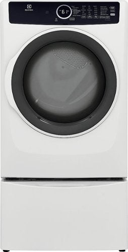 Electrolux - 8.0 Cu. Ft. Stackable Electric Dryer with Steam - White