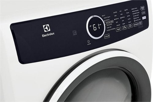 Electrolux - 8.0 Cu. Ft. Stackable Electric Dryer with Steam - White