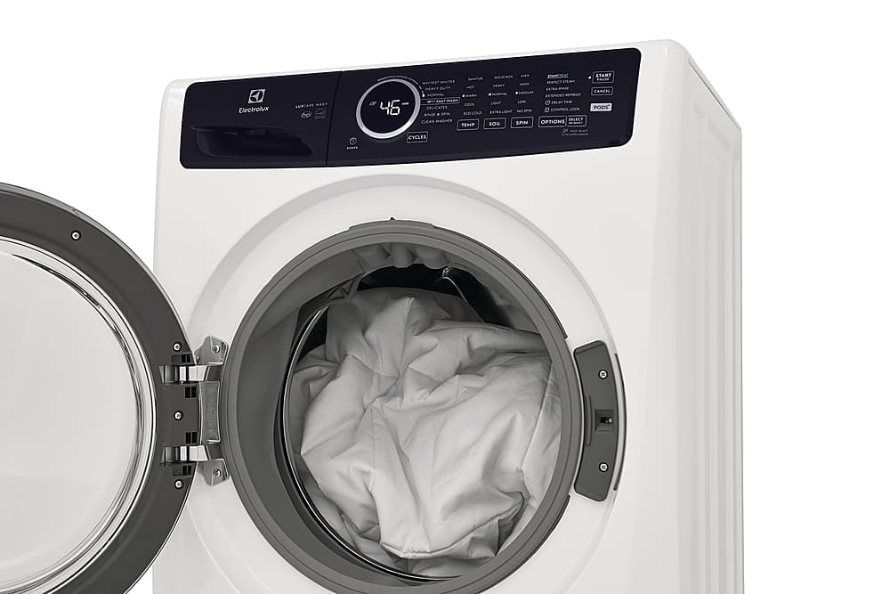 Electrolux - 4.5 Cu.Ft. Stackable Front Load Washer with Steam and LuxCare Wash System - White