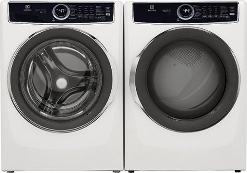 Electrolux - 8.0 Cu. Ft. Stackable Electric Dryer with Steam and LuxCare Dry System - White