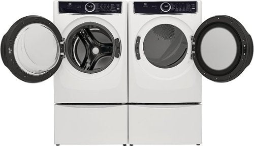 Electrolux - 8.0 Cu. Ft. Stackable Electric Dryer with Steam and LuxCare Dry System - White