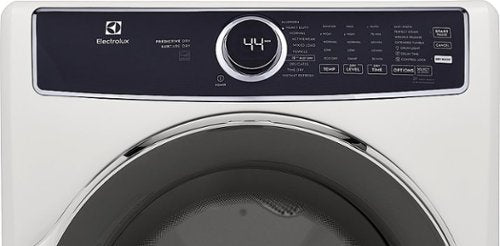 Electrolux - 8.0 Cu. Ft. Stackable Electric Dryer with Steam and LuxCare Dry System - White