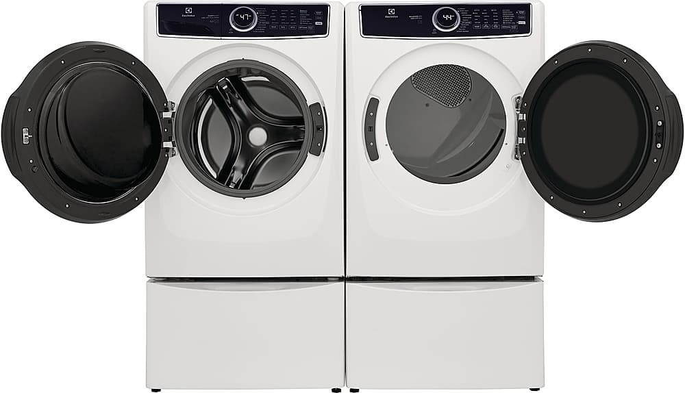 Electrolux - 4.5 Cu.Ft. Stackable Front Load Washer with Steam and SmartBoost Wash System - White