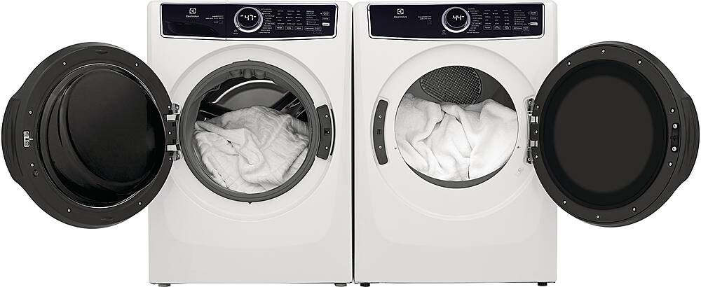 Electrolux - 4.5 Cu.Ft. Stackable Front Load Washer with Steam and SmartBoost Wash System - White