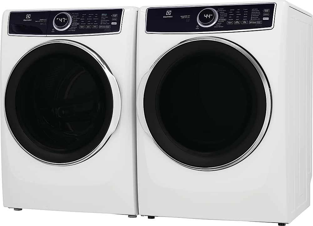 Electrolux - 4.5 Cu.Ft. Stackable Front Load Washer with Steam and SmartBoost Wash System - White