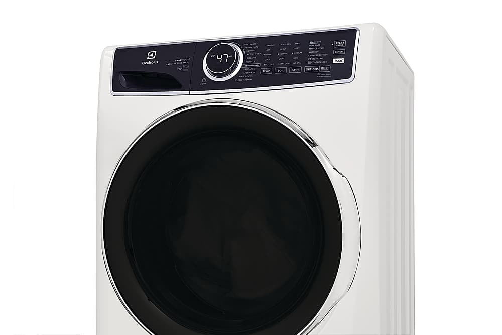 Electrolux - 4.5 Cu.Ft. Stackable Front Load Washer with Steam and SmartBoost Wash System - White