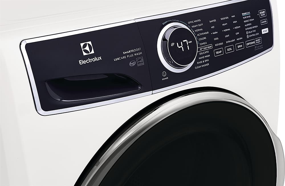 Electrolux - 4.5 Cu.Ft. Stackable Front Load Washer with Steam and SmartBoost Wash System - White