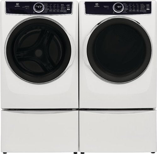Electrolux - 4.5 Cu.Ft. Stackable Front Load Washer with Steam and SmartBoost Wash System - White