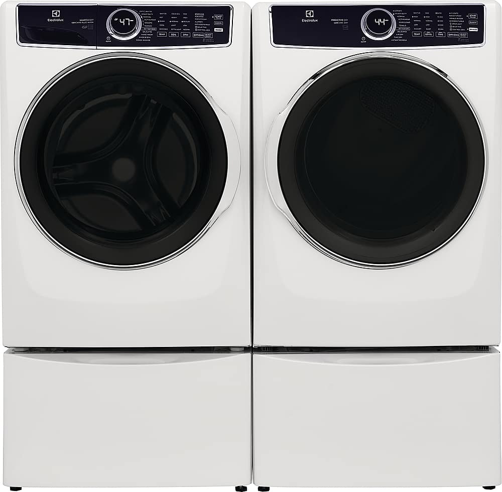 Electrolux - 4.5 Cu.Ft. Stackable Front Load Washer with Steam and SmartBoost Wash System - White