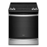 Whirlpool - 30 in. Wide 5 element 6.4 cu. ft. Freestanding Electric True Convection Range with Air Fry for Frozen Foods - Stainless Steel