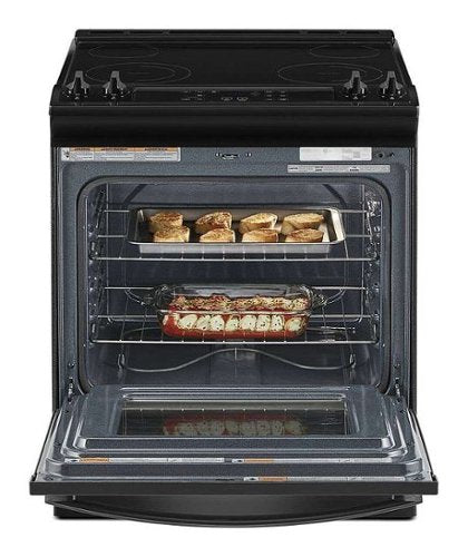 Whirlpool - 30 in. Wide 4 element 4.8 cu. ft. Electric Range - Black