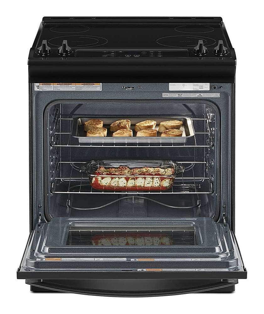 Whirlpool - 30 in. Wide 4 element 4.8 cu. ft. Electric Range - Black