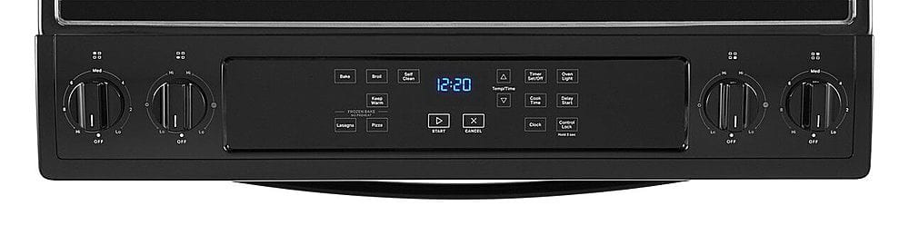 Whirlpool - 30 in. Wide 4 element 4.8 cu. ft. Electric Range - Black