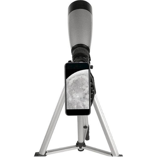 Explore One - Titan 70mm Refractor Telescope with Panhandle Mount - Silver