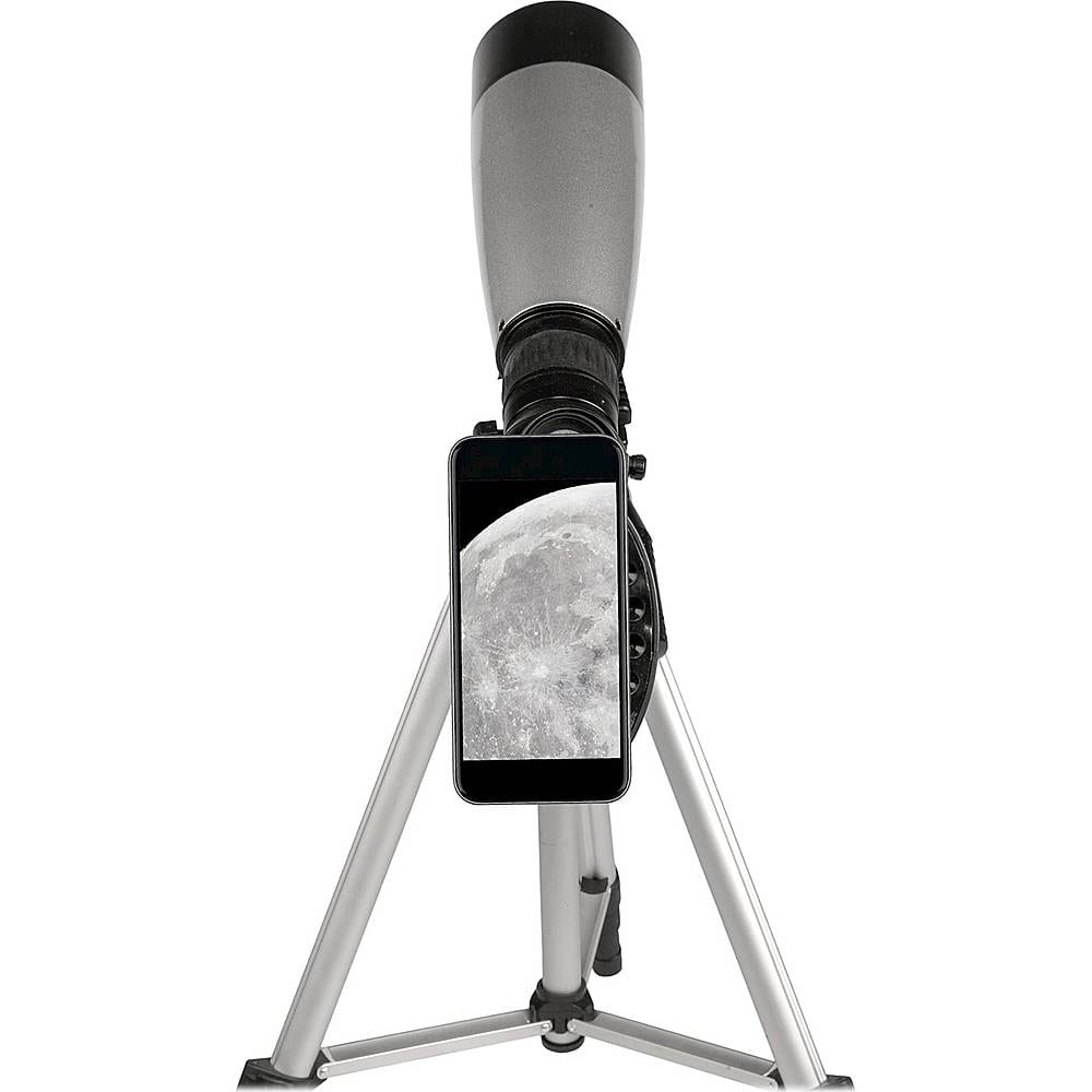 Explore One - Titan 70mm Refractor Telescope with Panhandle Mount - Silver