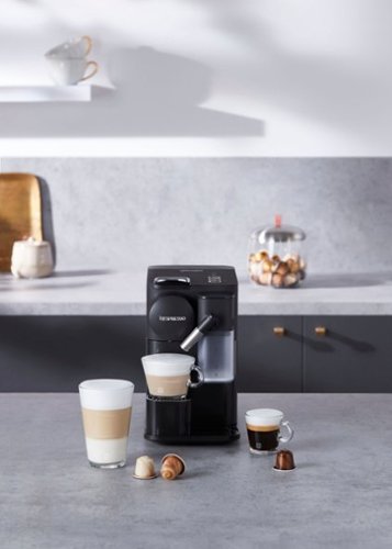 Nespresso - Lattissima One Original Espresso Machine with Milk Frother by DeLonghi - Black