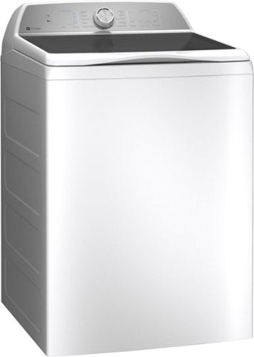 GE Profile - 5.0 Cu. Ft. High Efficiency Smart Top Load Washer with Smarter Wash Technology, Easier Reach & Microban Technology - White