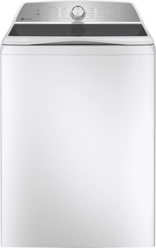 GE Profile - 5.0 Cu. Ft. High Efficiency Smart Top Load Washer with Smarter Wash Technology, Easier Reach & Microban Technology - White