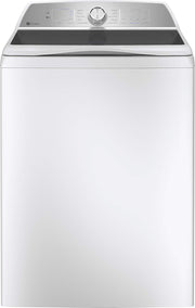 GE Profile - 5.0 Cu. Ft. High Efficiency Smart Top Load Washer with Smarter Wash Technology, Easier Reach & Microban Technology - White