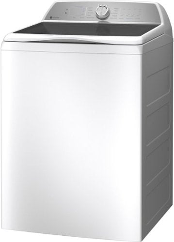 GE Profile - 5.0 Cu. Ft. High Efficiency Smart Top Load Washer with Smarter Wash Technology, Easier Reach & Microban Technology - White