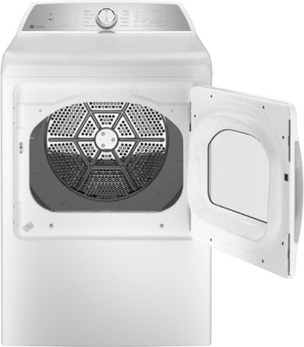 GE Profile - 7.4 Cu. Ft. Smart Electric Dryer with Sanitize Cycle and Sensor Dry - White