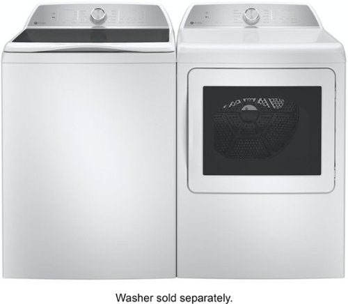 GE Profile - 7.4 Cu. Ft. Smart Electric Dryer with Sanitize Cycle and Sensor Dry - White