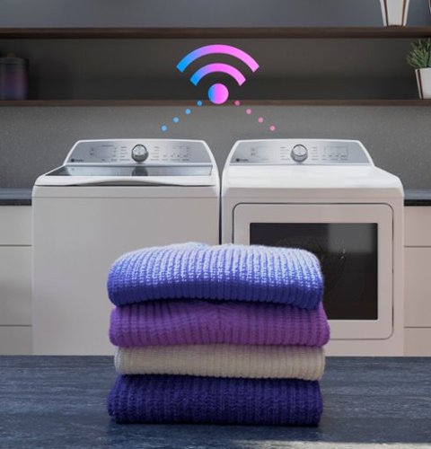 GE Profile - 7.4 Cu. Ft. Smart Electric Dryer with Sanitize Cycle and Sensor Dry - White