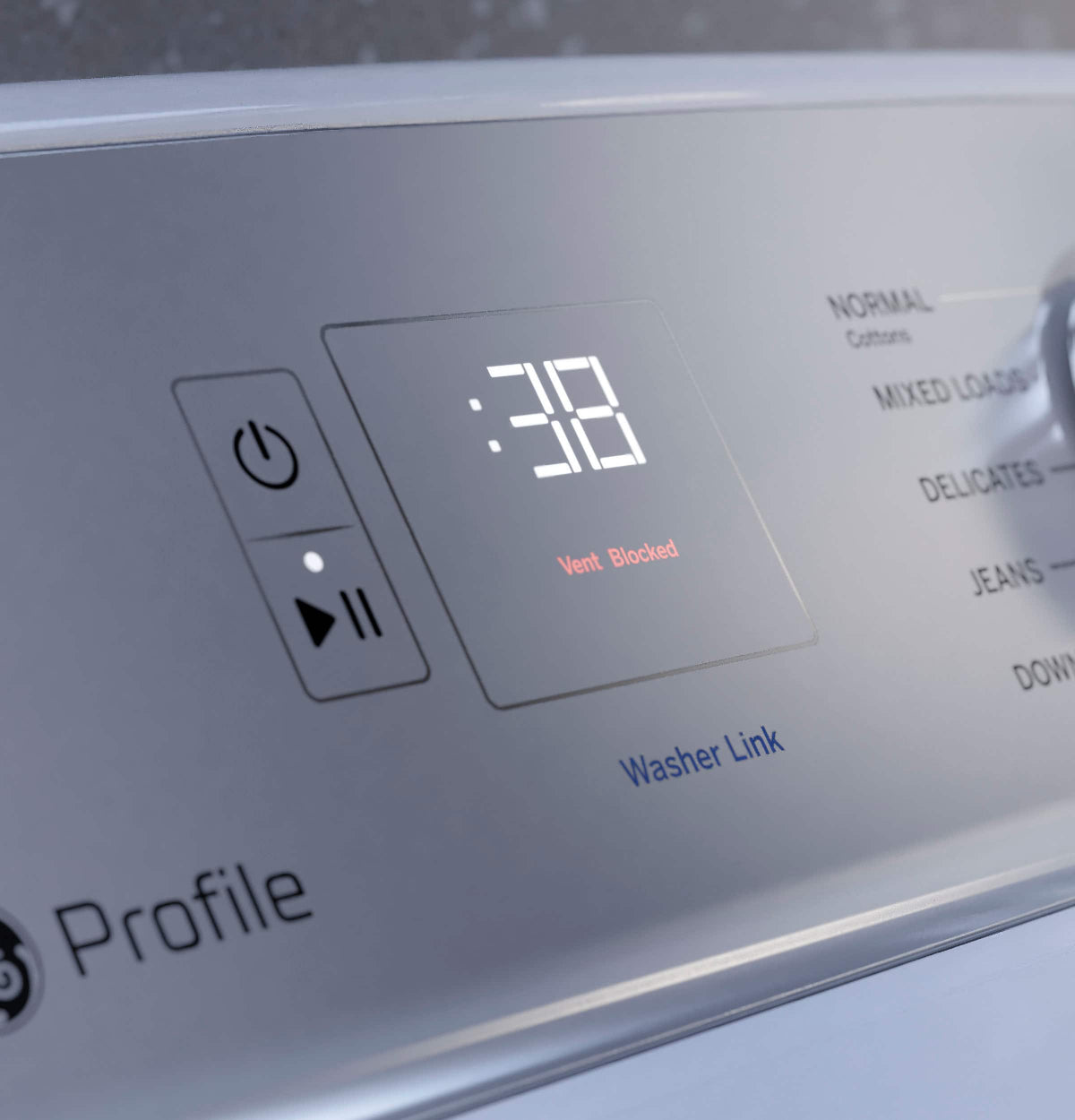 GE Profile - 7.4 Cu. Ft. Smart Electric Dryer with Sanitize Cycle and Sensor Dry - White
