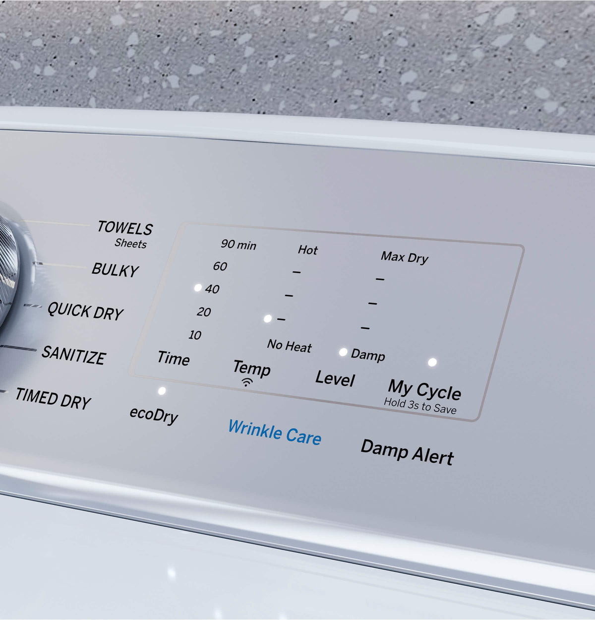 GE Profile - 7.4 Cu. Ft. Smart Electric Dryer with Sanitize Cycle and Sensor Dry - White